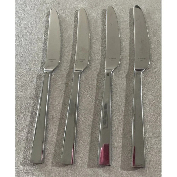 Dansk Meridian 18/10 Stainless Dinner Knifes Knife Set‎ Of 4 Flatware - Picture 1 of 3